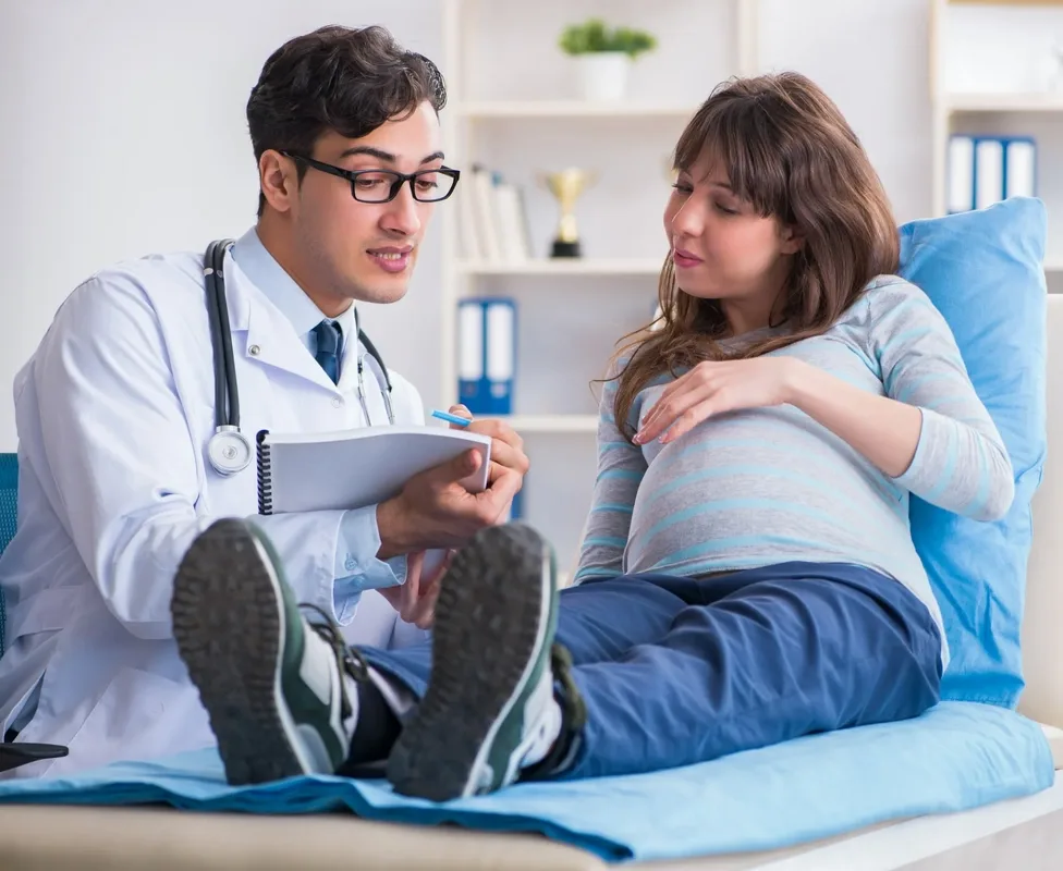 Women visiting OB/GYN